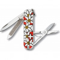 Нож перочинный Victorinox Edelweiss 0.6203.840 58мм 7 функций дизайн рукояти Эдельвейс купить в Саратове