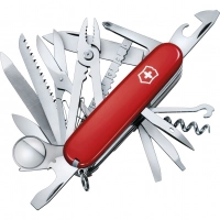 Нож перочинный Victorinox SwissChamp, сталь X55CrMo14, рукоять Cellidor®, красный купить в Саратове