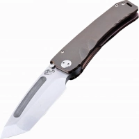 Нож складной Medford Marauder Tanto, сталь D2 Tool Steel, рукоять титановый сплав, бронзовый купить в Саратове