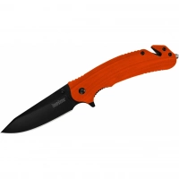 Складной нож Barricade KERSHAW 8650, сталь 8Cr13MoV, рукоять GFN термопластик, оранжевый купить в Саратове