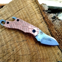 Складной нож Cinder Copper KERSHAW 1025CUX Designed by Rick Hinderer, сталь 3Cr13, рукоять медь купить в Саратове