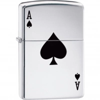 Зажигалка ZIPPO Armor™  Туз с покрытием High Polish Chrome купить в Саратове