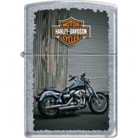 Зажигалка ZIPPO Harley-Davidson® Байк, с покрытием Street Chrome™, латунь/сталь, серебристая, 36x12x56 мм купить в Саратове