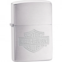 Зажигалка ZIPPO Harley-Davidson®, латунь/сталь с покрытием Brushed Chrome, серебристая, 36х12×56 мм купить в Саратове