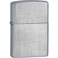 Зажигалка ZIPPO Linen Weave с покрытием Brushed Chrome, латунь/сталь, серебристая, матовая, 36x12x56 мм купить в Саратове