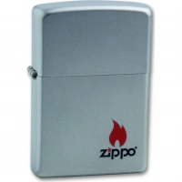 Зажигалка ZIPPO Satin Chrome, латунь с ник.-хром. покрыт., серебр., матовая, 36х56х12 мм купить в Саратове