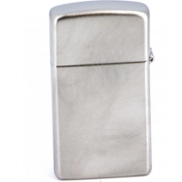 Зажигалка ZIPPO Slim® с покрытием Satin Chrome™, латунь/сталь, серебристая, матовая, 30х10×55 мм купить в Саратове