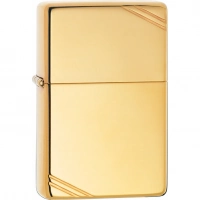 Зажигалка ZIPPO Vintage™ с покрытием High Polish Brass купить в Саратове